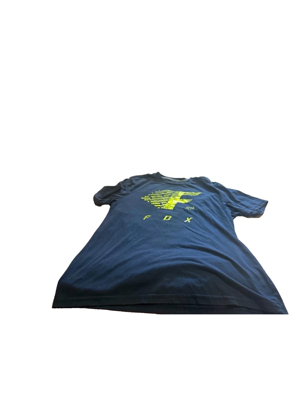 Fox Racing Tech Black Graphic Logo Short Sleeve Crew Neck T-Shirt Mens Medium